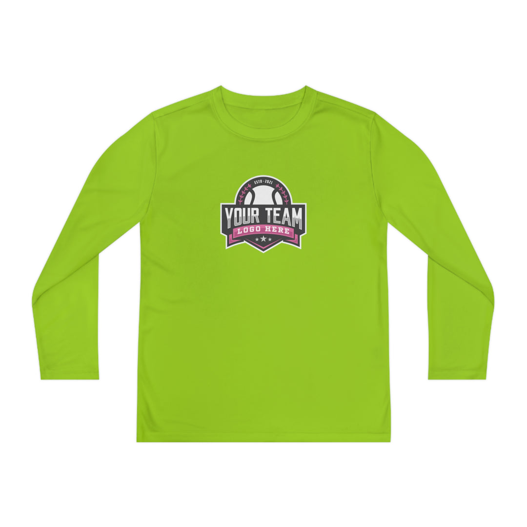 Unisex Youth Long Sleeve Competitor Moisture Wicking Shirt