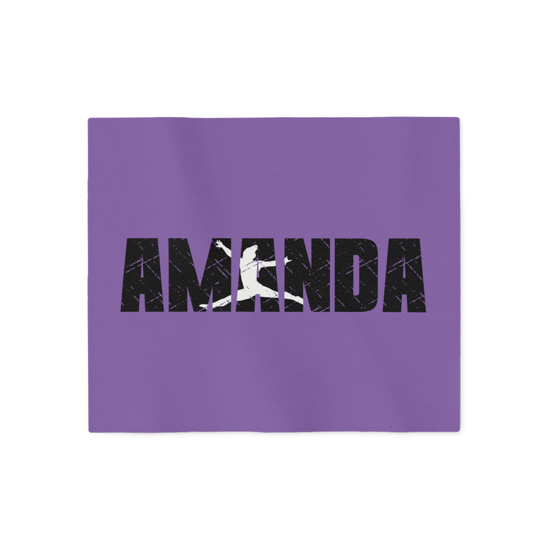 Gymnastics Sweatshirt Blanket w/Custom Name