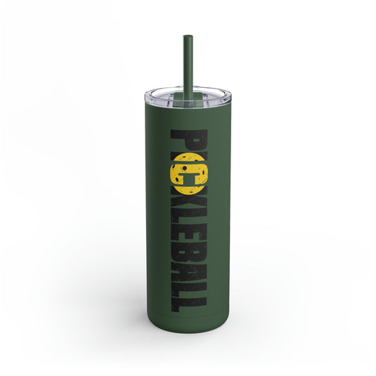 Pickleball 20oz Skinny Matte Tumbler