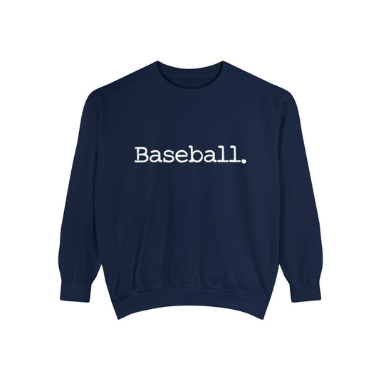 Typewriter Design Baseball Adult Unisex Premium Crewneck Sweatshirt