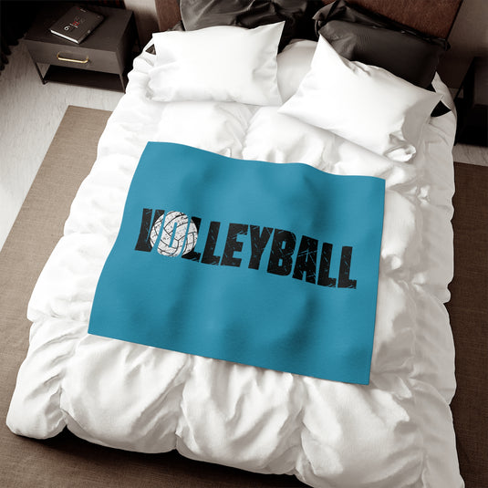 Volleyball Sweatshirt Blanket