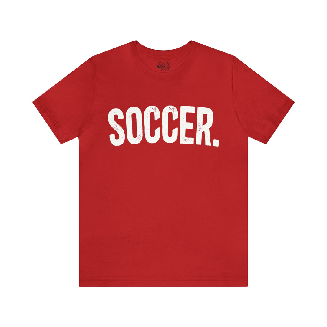 Rustic Design Soccer Adult Unisex Mid-Level T-Shirt