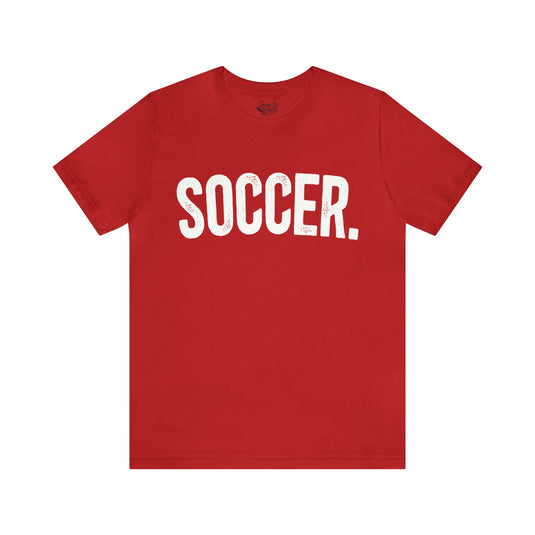 Rustic Design Soccer Adult Unisex Mid-Level T-Shirt