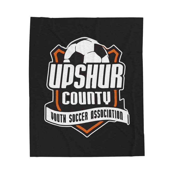 Upshur County Soccer Velveteen Plush Blanket