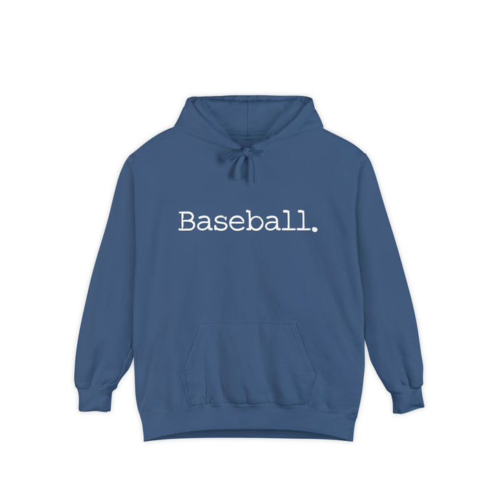 Typewriter Design Baseball Adult Unisex Premium Hooded Sweatshirt