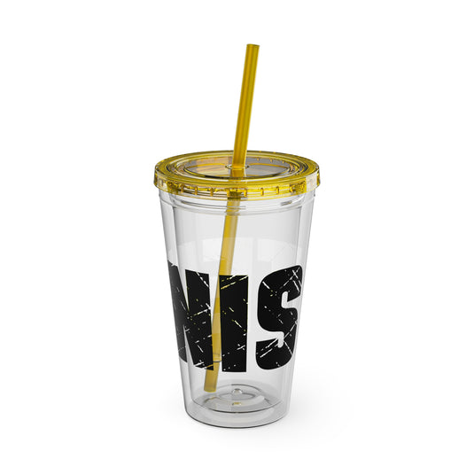 Tennis 16 oz Sunsplash Tumbler with Straw