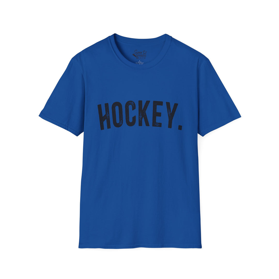 Rustic Design Hockey Adult Unisex T-Shirt