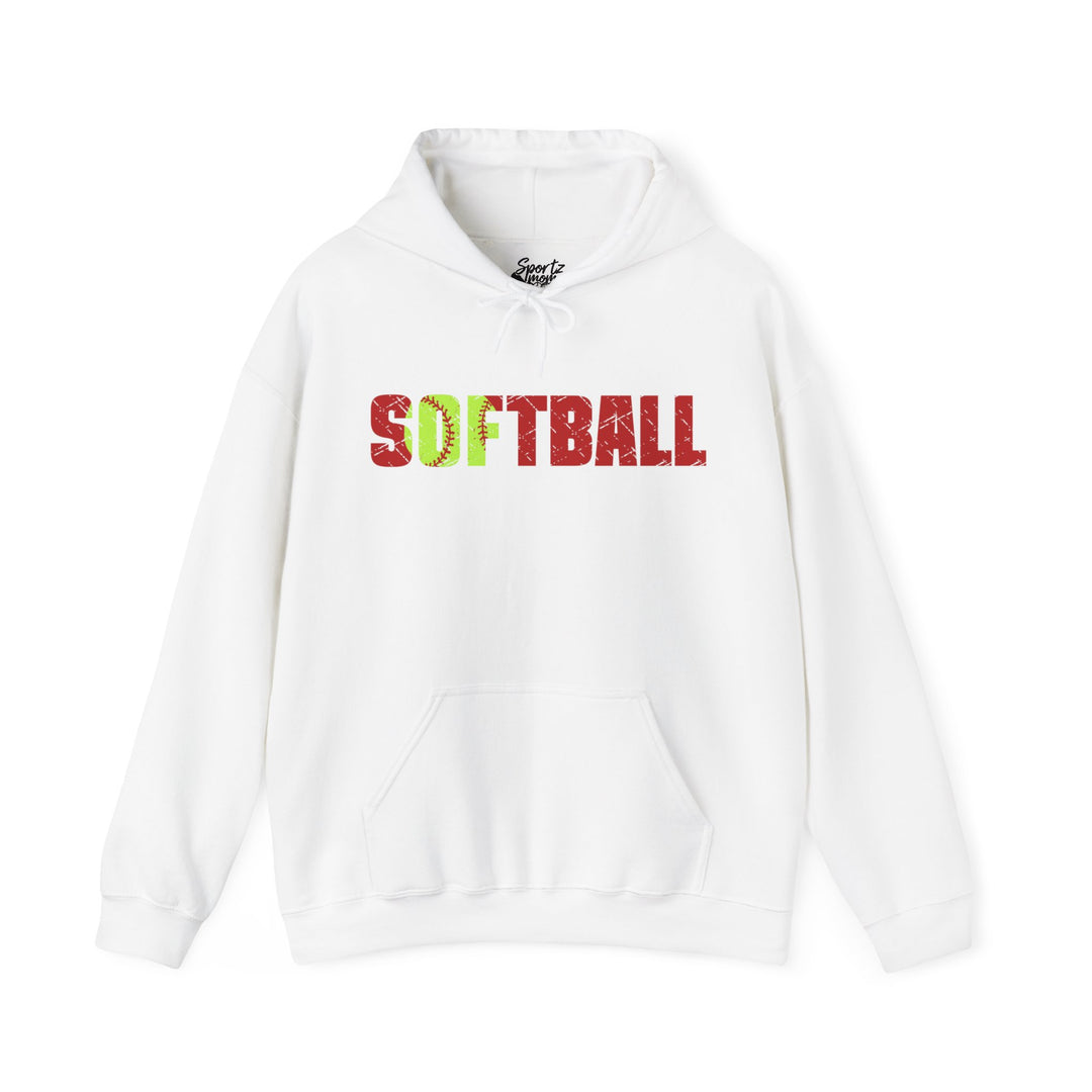 Softball Adult Unisex Hooded Sweatshirt