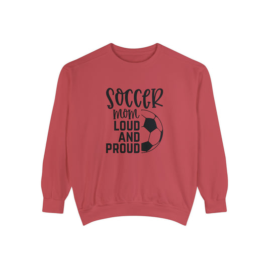 Soccer Mom Loud and Proud Adult Unisex Premium Crewneck Sweatshirt