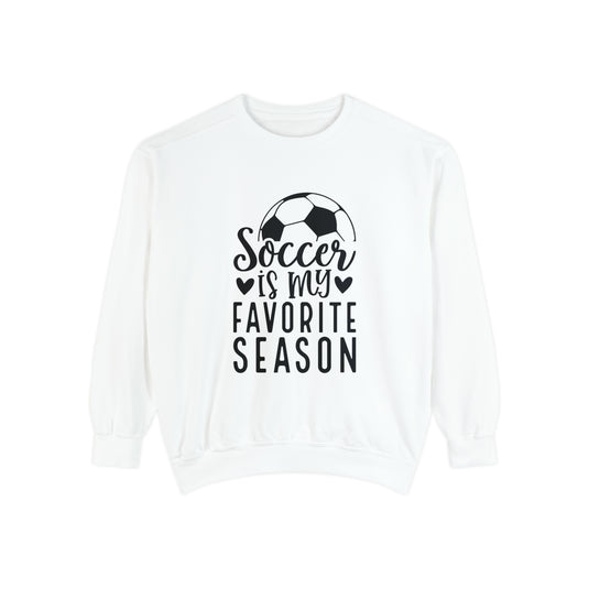 Soccer is My Favorite Season Adult Unisex Premium Crewneck Sweatshirt