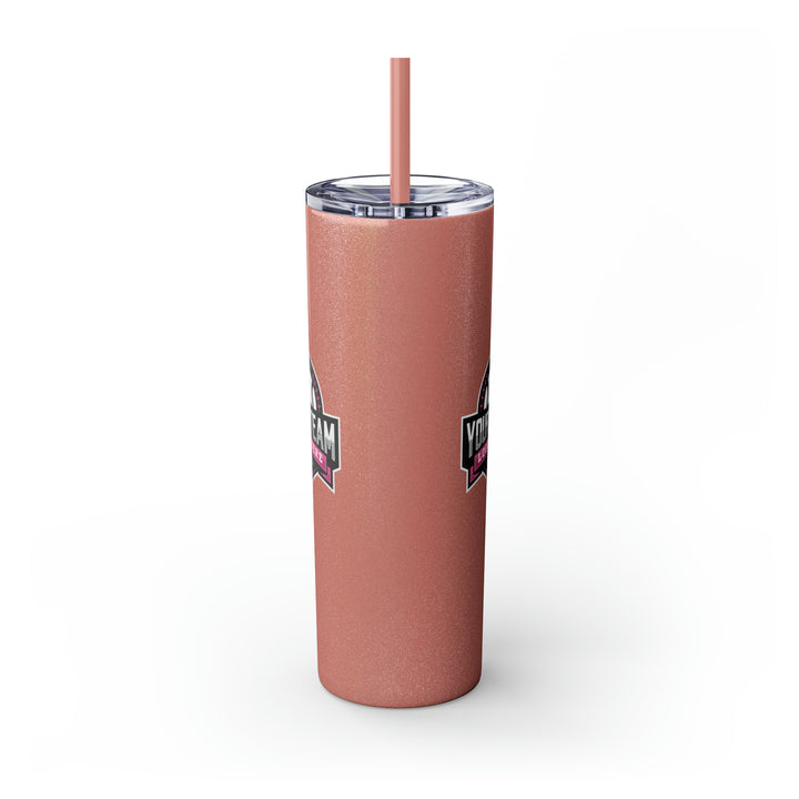 Skinny Tumbler with Straw 20oz