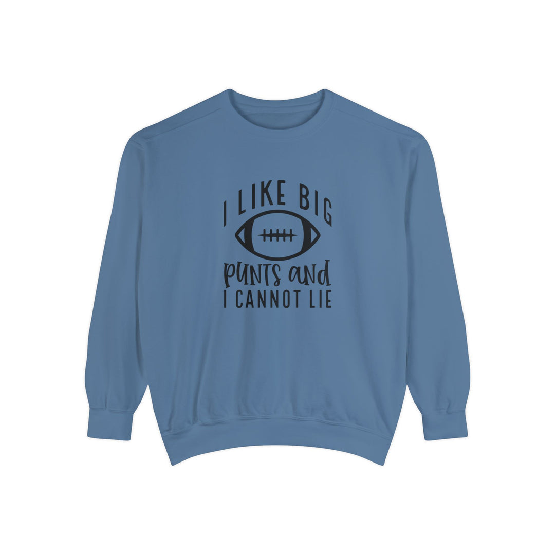 I Like Big Punts Football Adult Unisex Premium Crewneck Sweatshirt