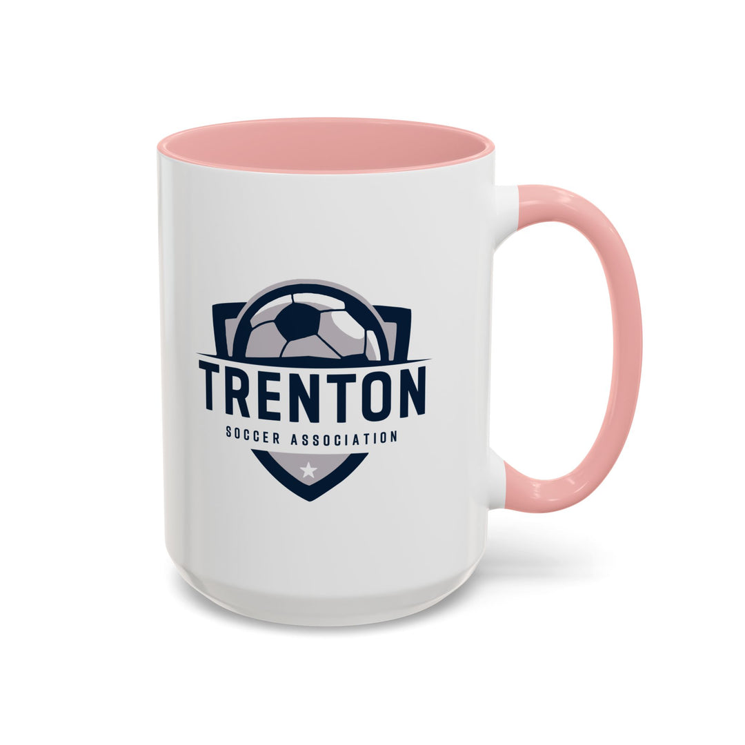 Trenton Soccer Association Accent Coffee Mug