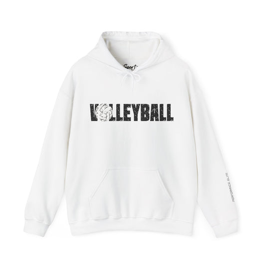 Performance Elite Volleyball Adult Unisex Basic Hooded Sweatshirt w/Logo on Left Sleeve
