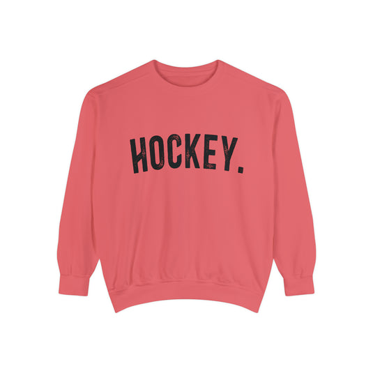 Rustic Design Hockey Adult Unisex Premium Crewneck Sweatshirt