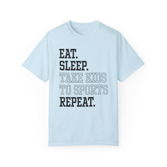 Eat Sleep Take Kids To Sports Repeat Adult Unisex Premium T-Shirt