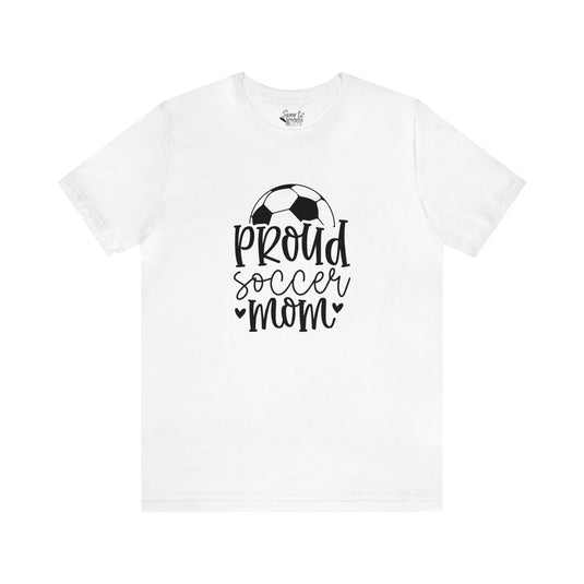 Proud Soccer Mom Adult Unisex Mid-Level T-Shirt