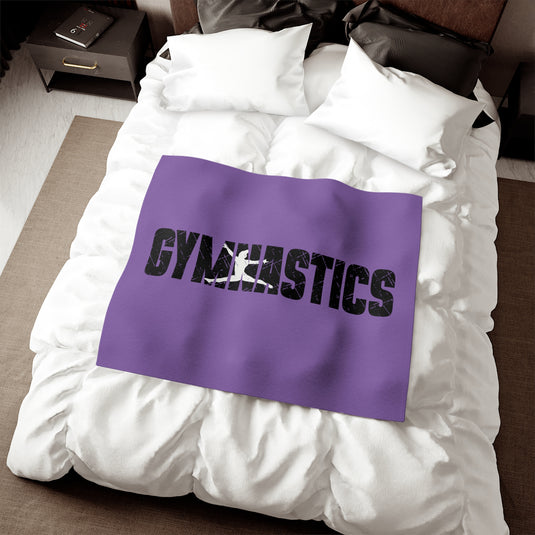 Gymnastics Sweatshirt Blanket