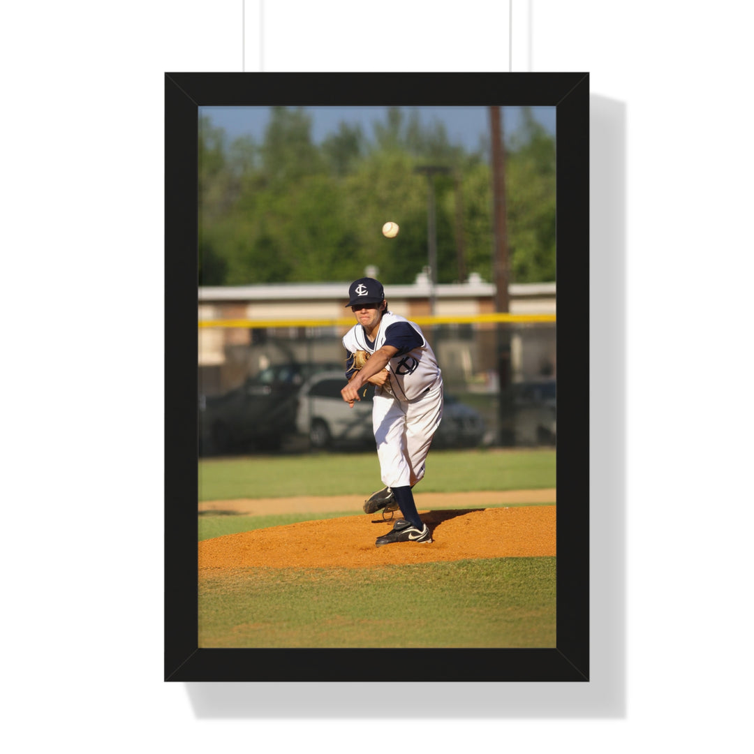Quick Slants Photography Framed Vertical Poster