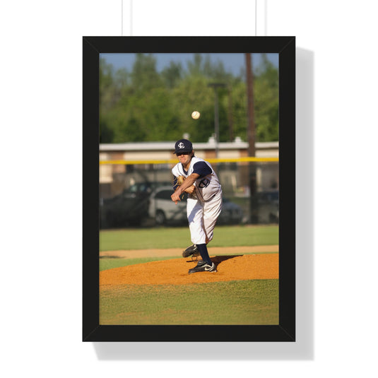 Quick Slants Photography Framed Vertical Poster