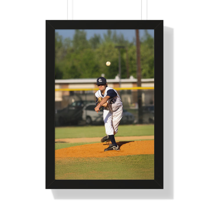 Quick Slants Photography Framed Vertical Poster