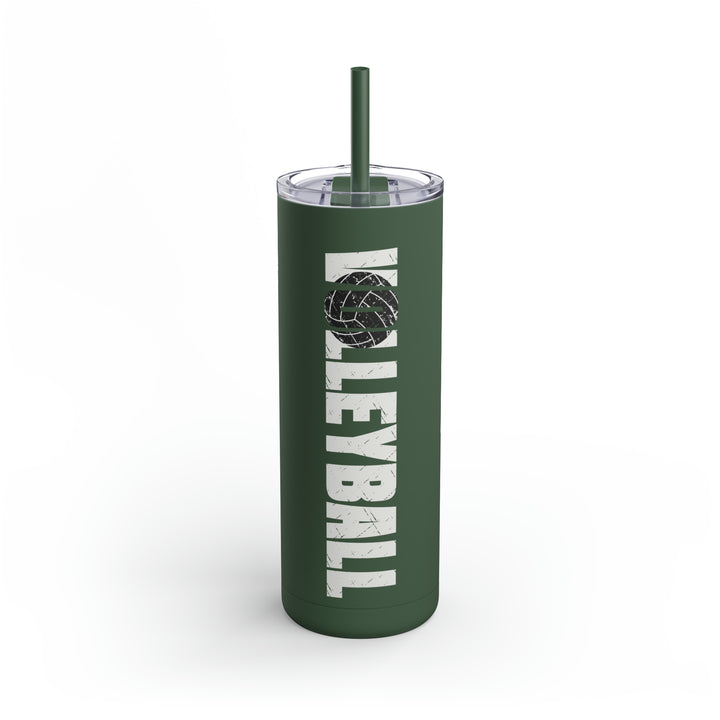 Volleyball 20oz Skinny Matte Tumbler