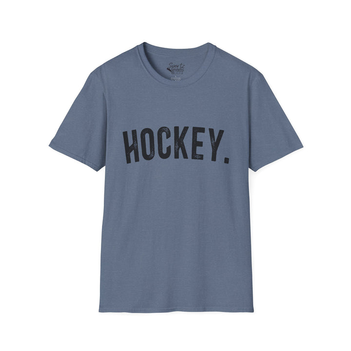 Rustic Design Hockey Adult Unisex T-Shirt