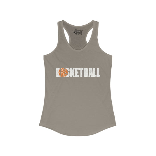 Basketball Adult Women's Racerback Tank