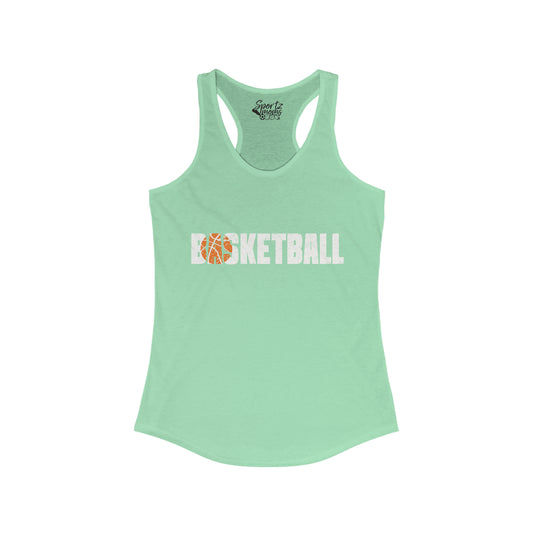 Basketball Adult Women's Racerback Tank