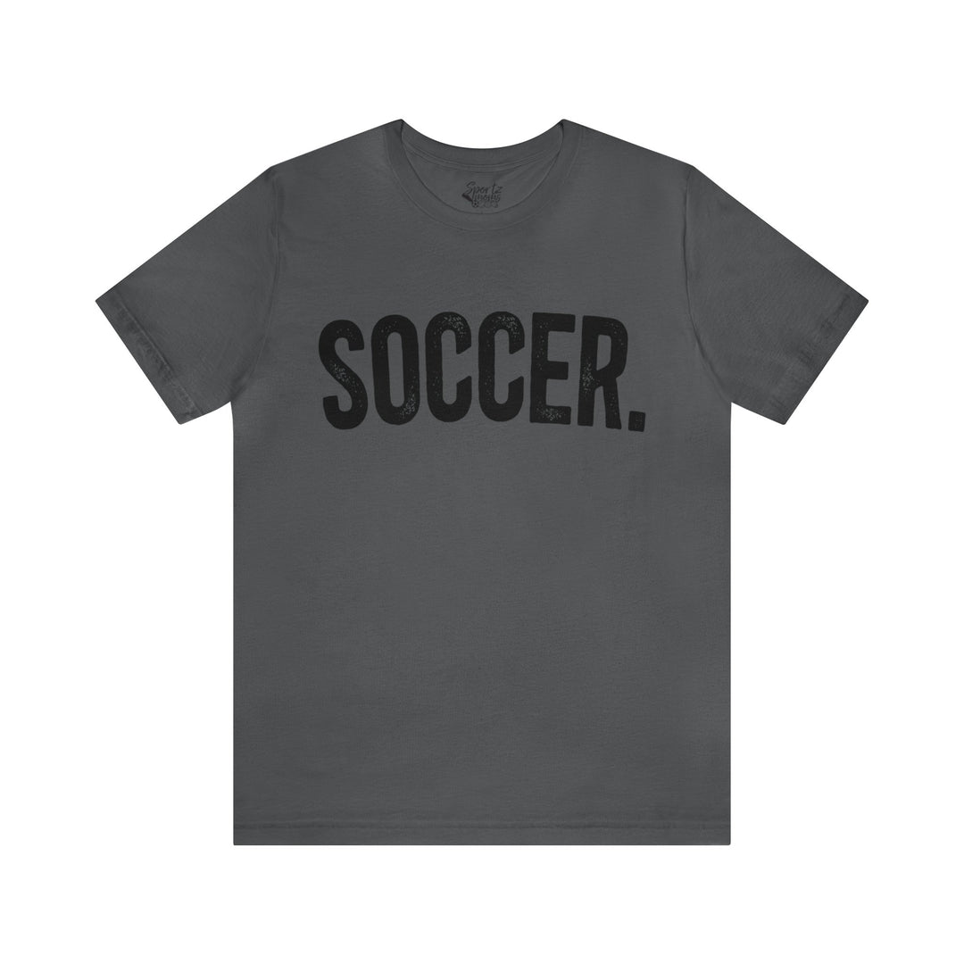 Rustic Design Soccer Adult Unisex Mid-Level T-Shirt