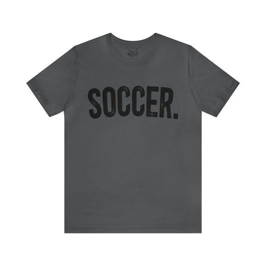 Rustic Design Soccer Adult Unisex Mid-Level T-Shirt