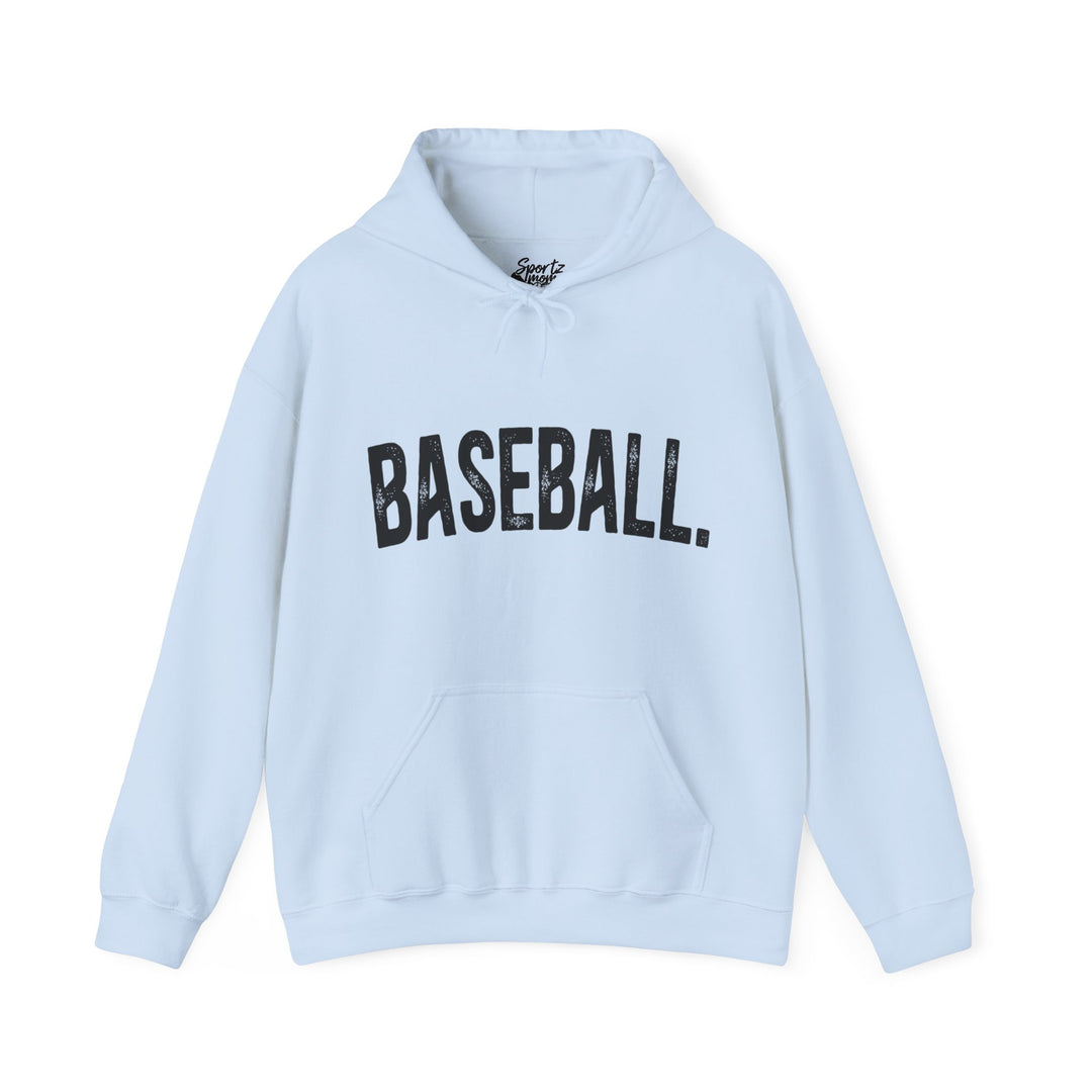 Rustic Design Baseball Adult Unisex Hooded Sweatshirt