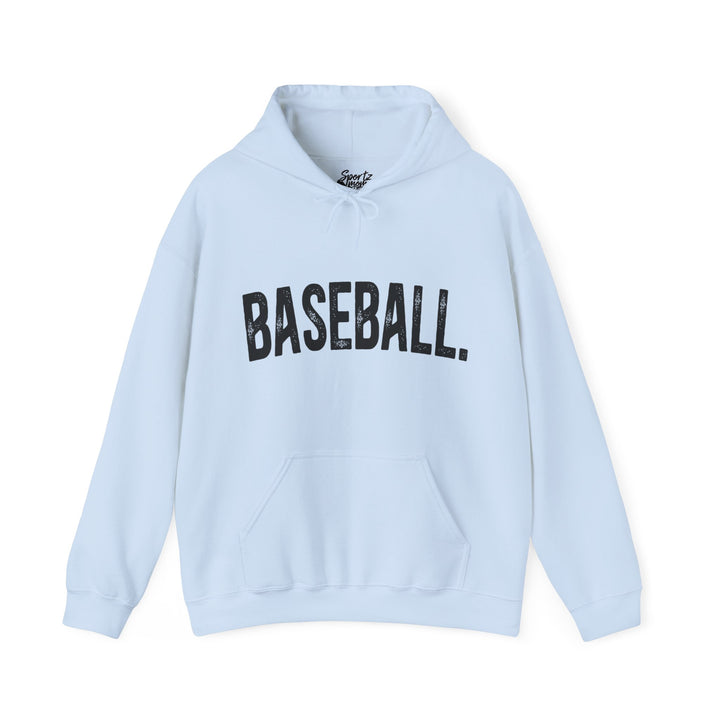 Rustic Design Baseball Adult Unisex Hooded Sweatshirt