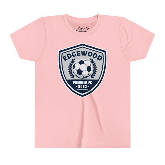 Edgewood Premier FC Unisex Youth T-Shirt - Breast Cancer Awareness