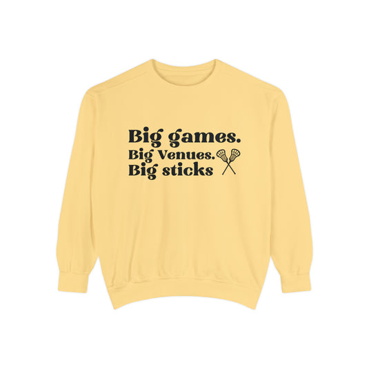 Big Games Lacrosse Adult Unisex Premium Crewneck Sweatshirt