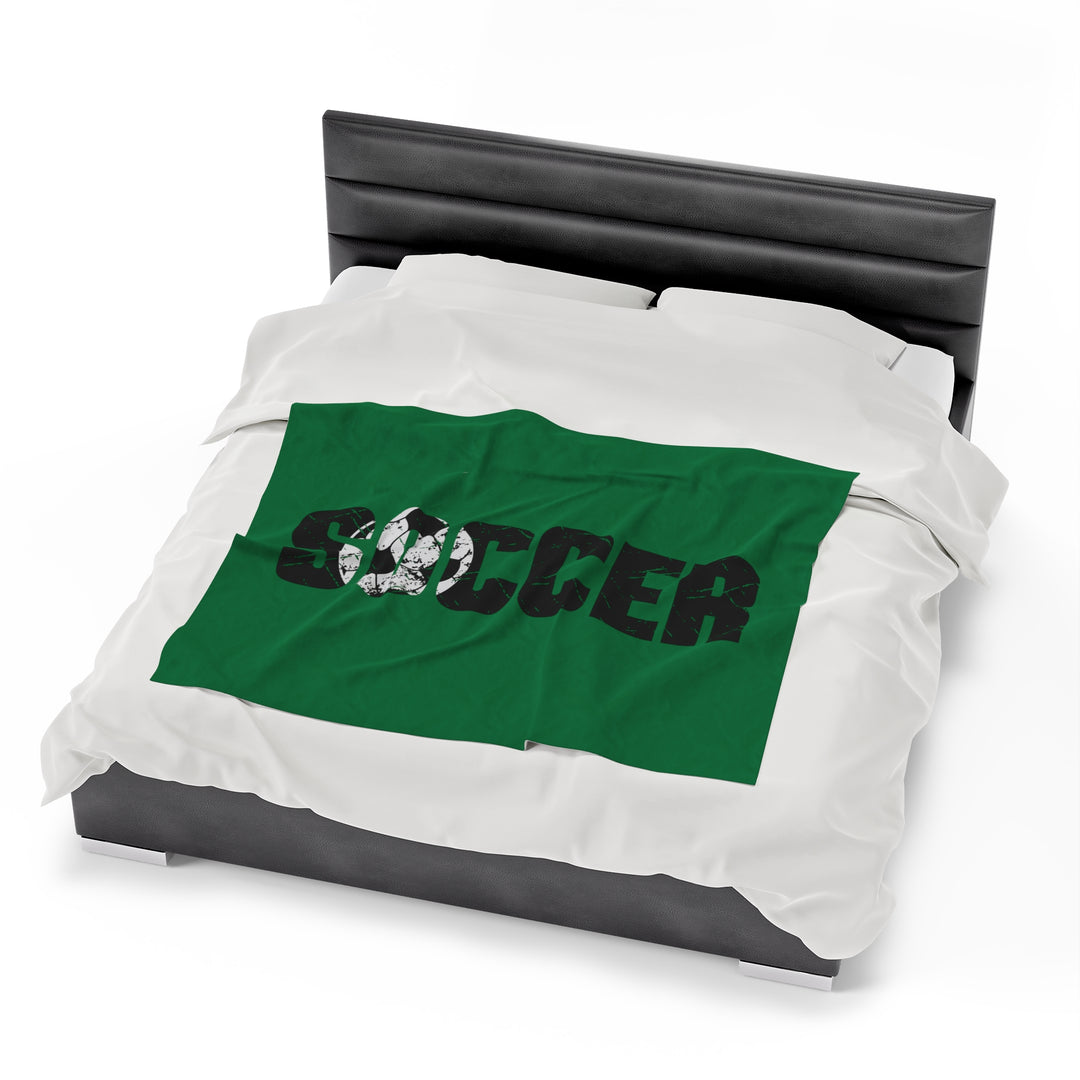 Soccer Plush Blanket