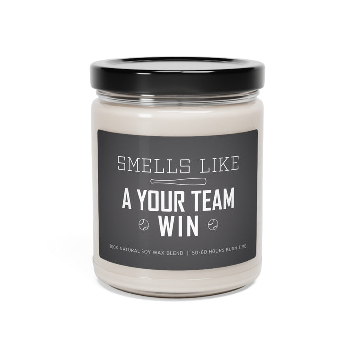 Smells Like a "Your Team" Win 9 oz Scented Soy Candle - 5 scents to choose from