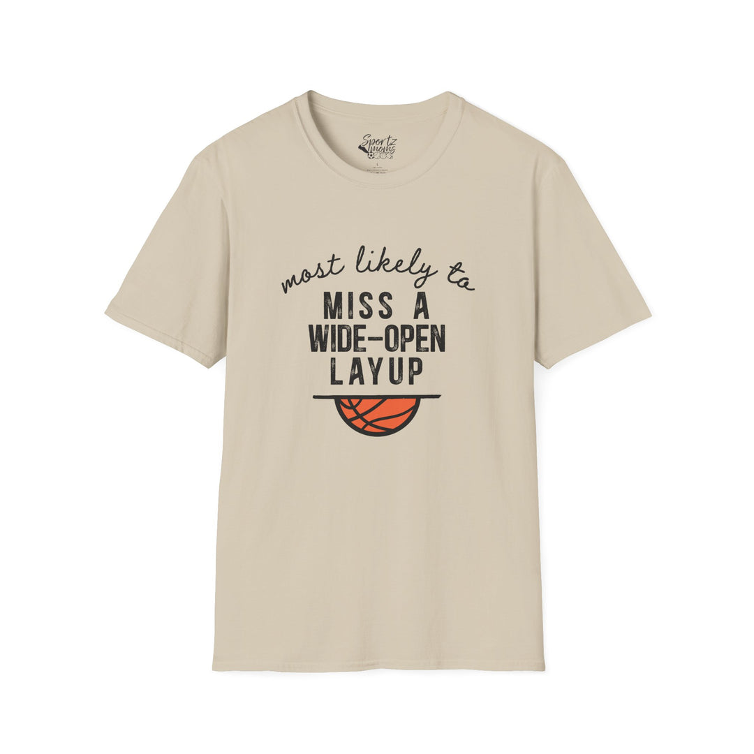 Most Likely To Basketball Adult Unisex T-Shirt