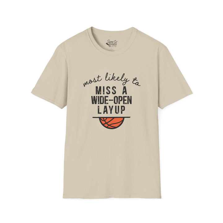 Most Likely To Basketball Adult Unisex T-Shirt