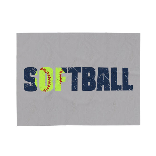 Softball Plush Blanket