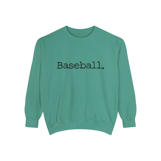 Typewriter Design Baseball Adult Unisex Premium Crewneck Sweatshirt