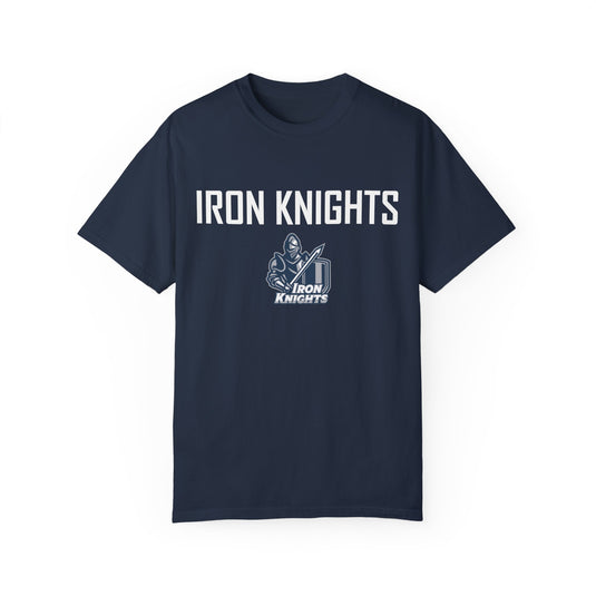 Iron Knights Premium Adult Unisex T-Shirt w/Knight Logo, Name & Number on back