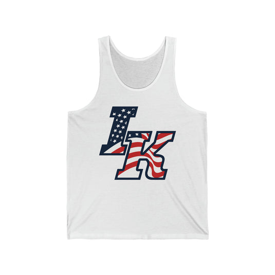 Iron Knights Unisex Jersey Tank w/Flag Logo