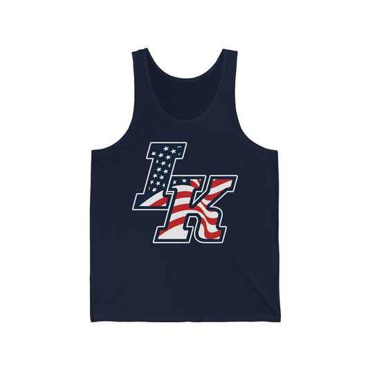 Iron Knights Unisex Jersey Tank w/Flag Logo