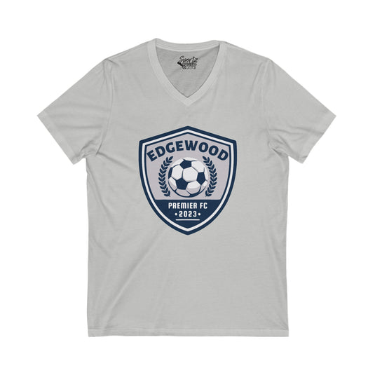 Edgewood Premier FC Unisex Adult Women's V-Neck T-Shirt