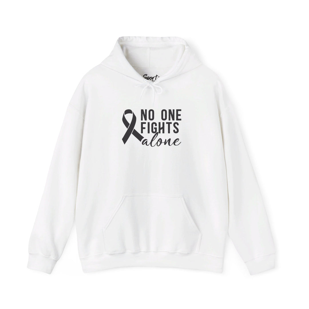 No One Fights Alone Adult Unisex Hooded Sweatshirt