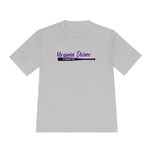 Virginia Divine Sports Unisex Adult Moisture Wicking T-Shirt