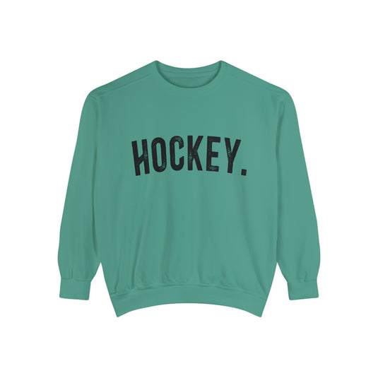 Rustic Design Hockey Adult Unisex Premium Crewneck Sweatshirt