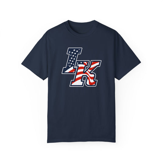 Iron Knights Premium Adult Unisex T-Shirt - Flag Design