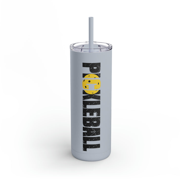 Pickleball 20oz Skinny Matte Tumbler